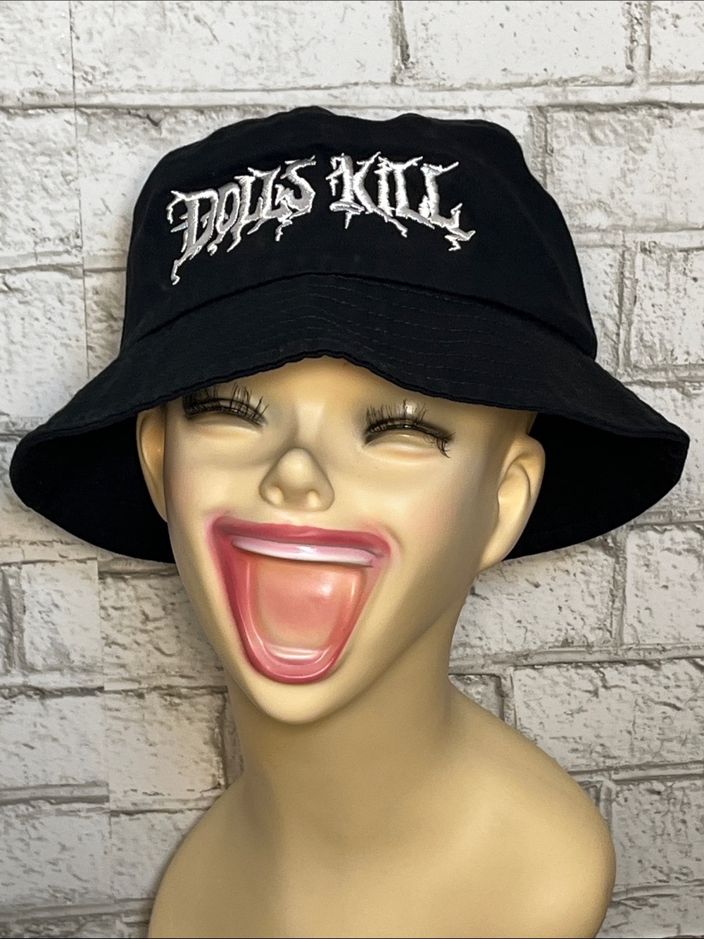 Dolls Kill black bucket hat